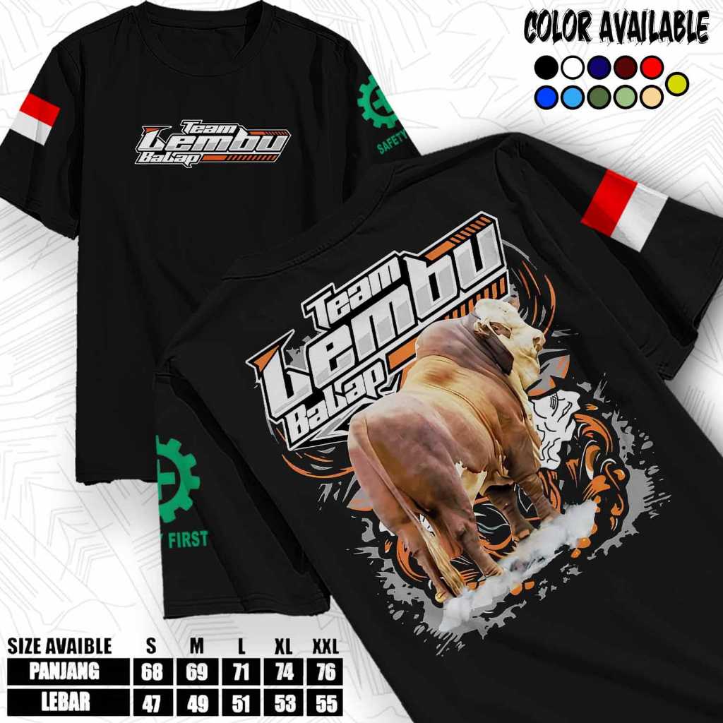 Kaos SAPI BALAP New Simental Pesona Lembu Tshirt Peternak Milenial Indonesia