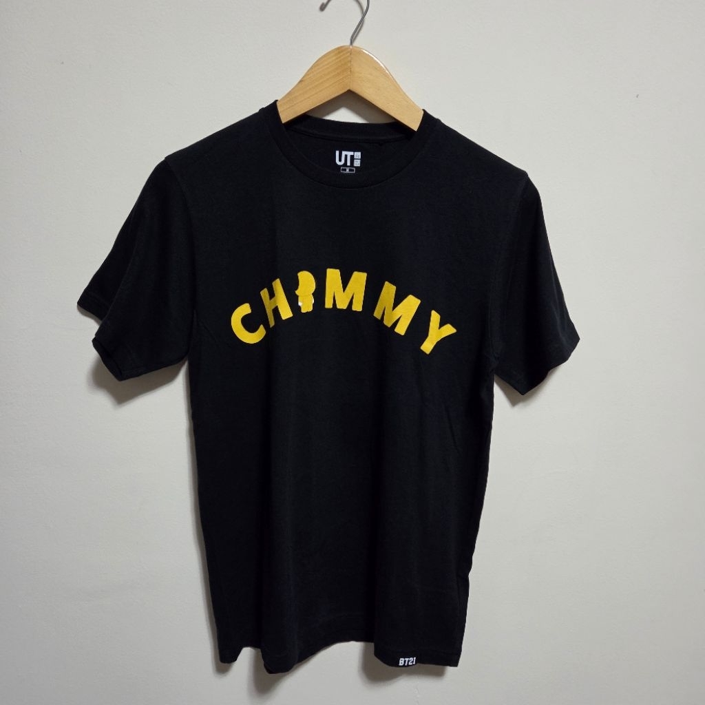 BT21 Uniqlo - Chimmy (BTS Jimin) Black Cotton Shirt (Preloved)