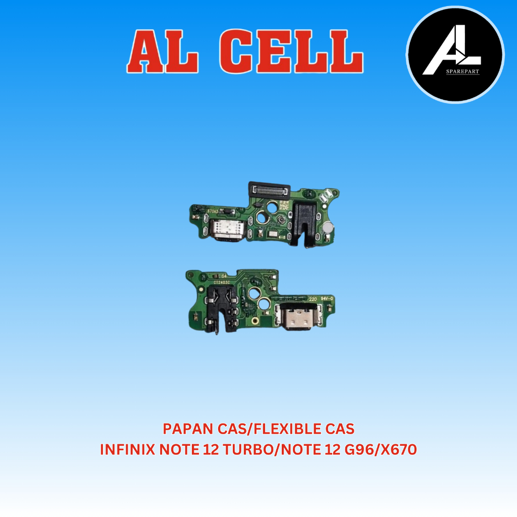 FLEXIBLE CAS / UI BOARD / PCB CAS INFINIX NOTE 12 TURBO/NOTE 12 G96/X670