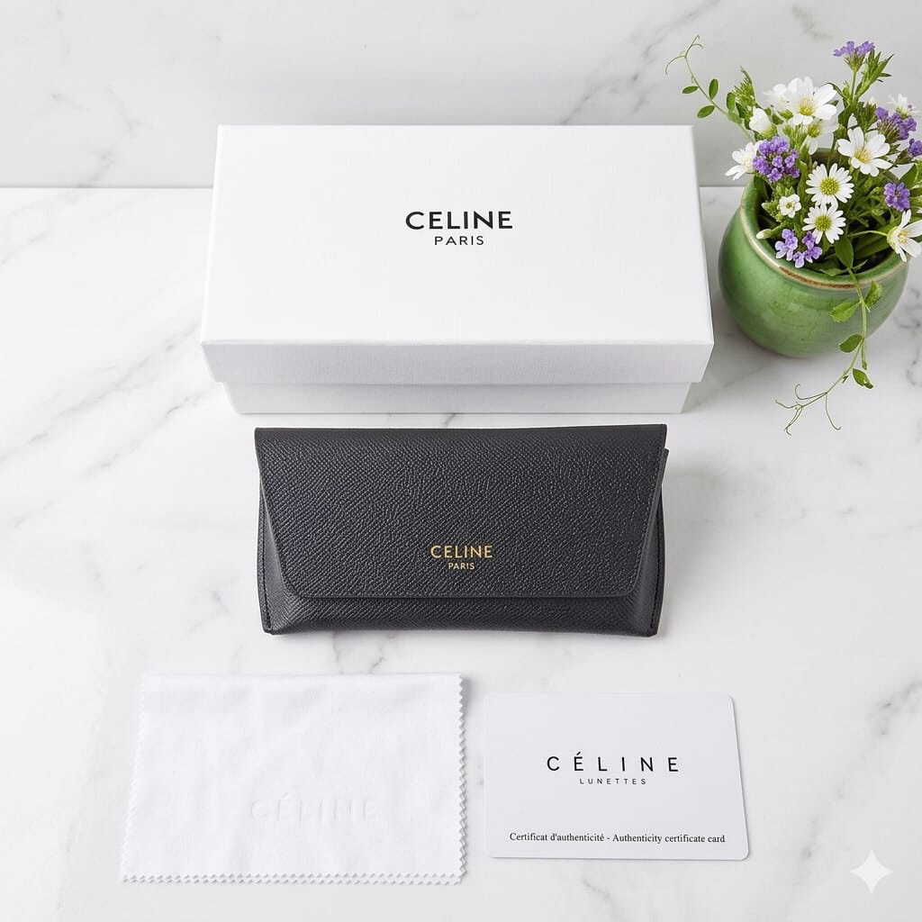Box Kacamata Frame dan Sunglasses Celine Premium Super