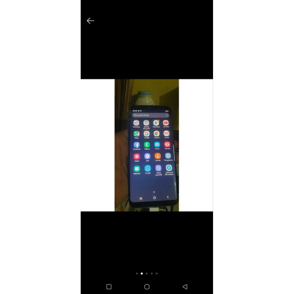 LCD Samsung Galaxy S8 Plus Garis Satu Ori Copotan Normal