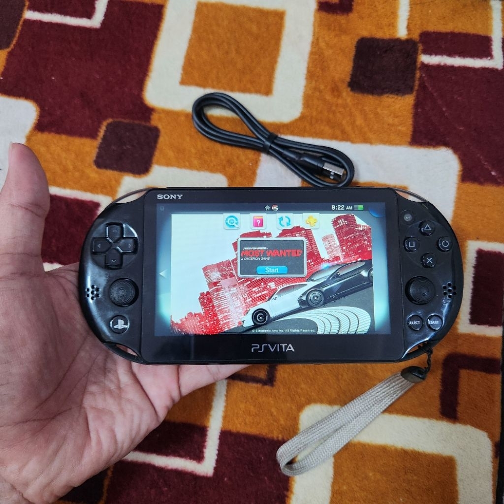 psvita sony ps vita slim 32gb fullgames minus lcd shadow