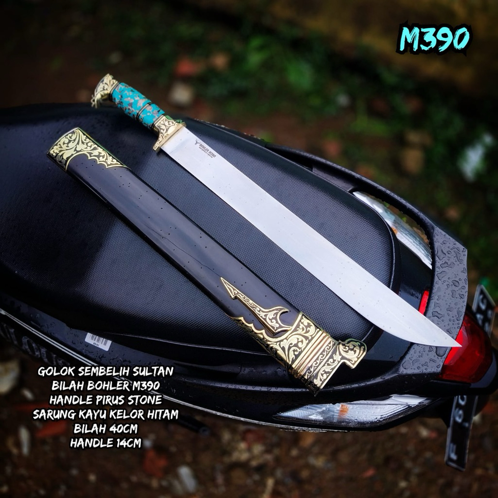 Pisau Sembelih Bohler M390 Panjang 40 cm Diatas Elmax dan Vanadis