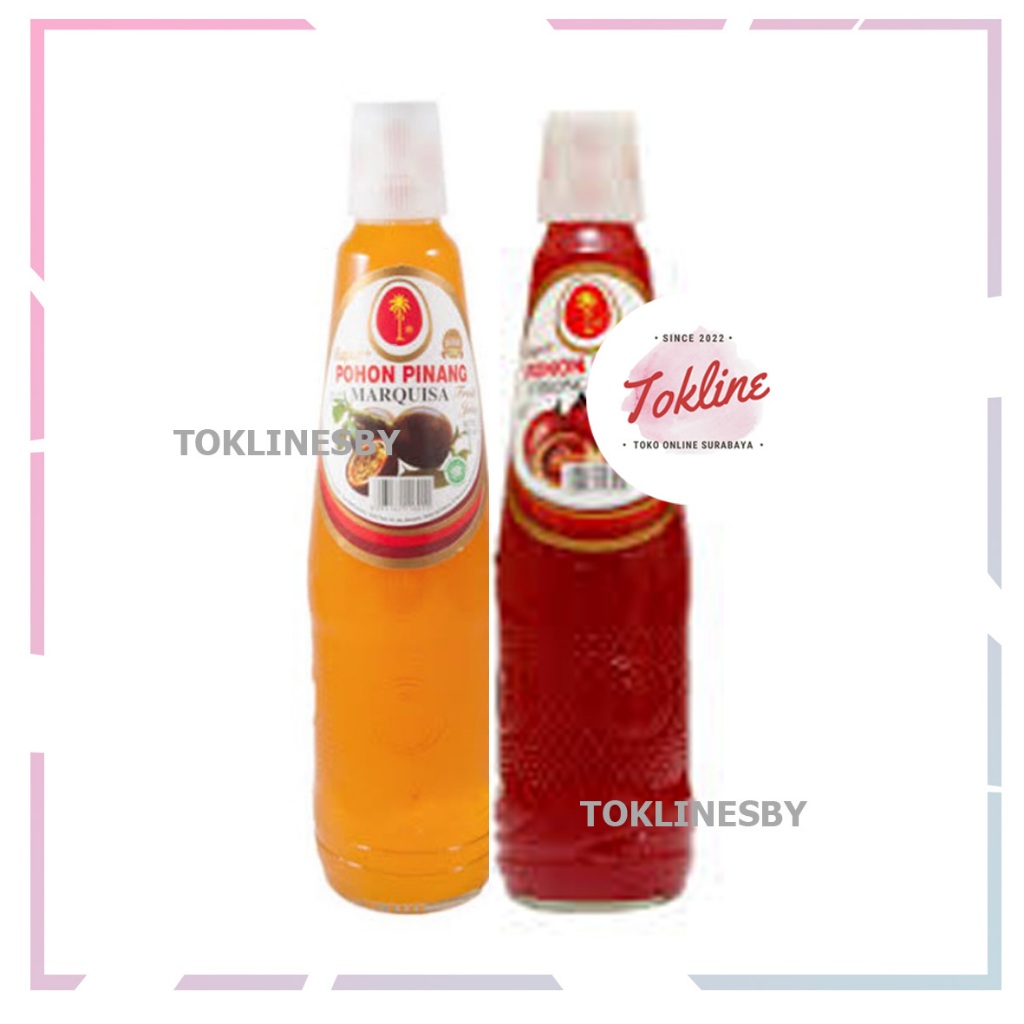 [ 1 Karton isi 6 Botol ] POHON PINANG SIRUP MARKISA TERONG BELANDA 520ml