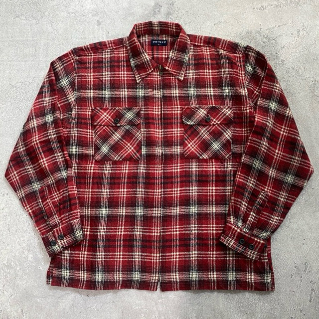 Uniqlo Zip Flanel Shirt Veterano Flanel