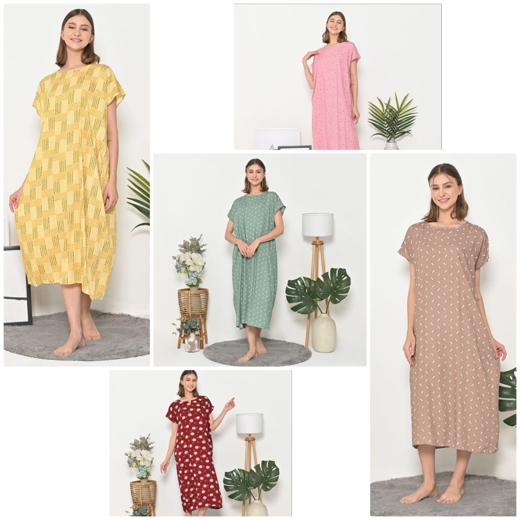 Daster Habel Non Busui Sematakaki Daster Rayon Premium Daster Kekinian