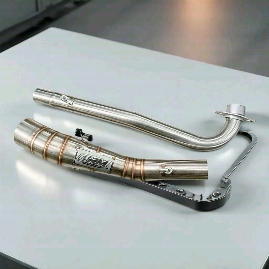 leheran knalpot Supra x125 fi Revo fit s x fi  inlet 50mm