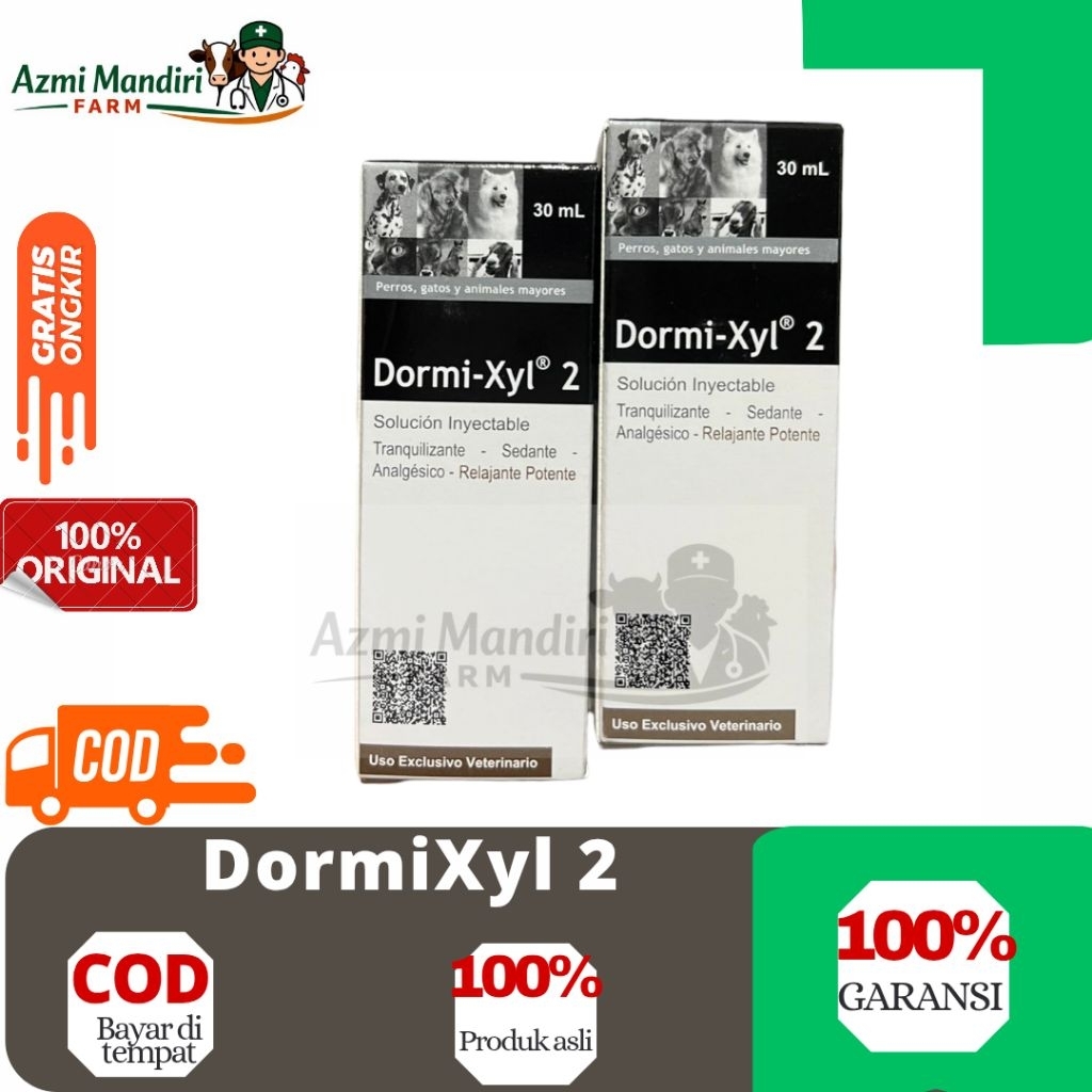 DormiXyl 2 30 ml - Xyla kemasan isi 30 ml Untuk Hewan Ternak