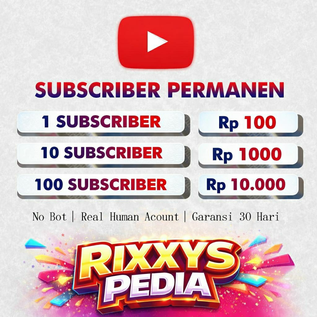 Subscriber No Drop 100% Real Human