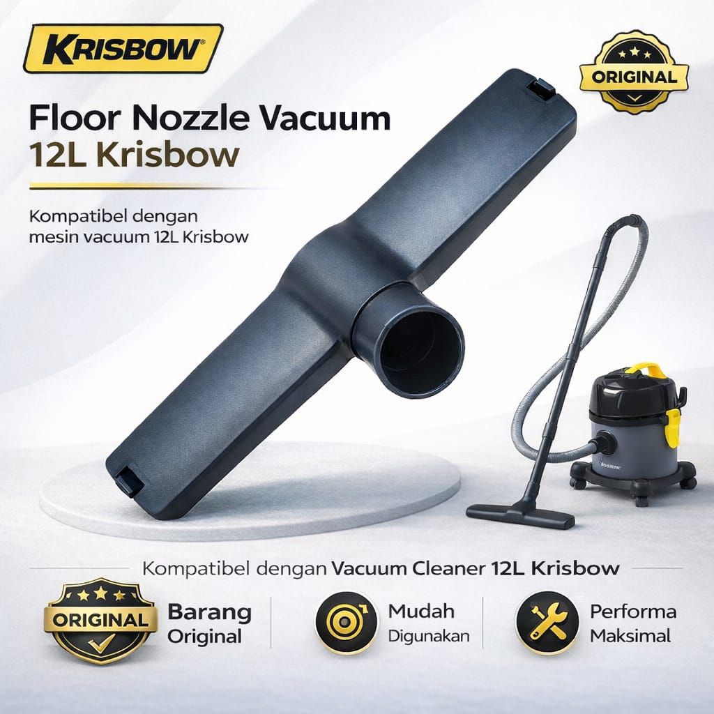 Floor nozzle Vacuum Cleaner Krisbow 12L / Floor brush untuk vacuum krisbow 10100235 / Kepala vacuum 