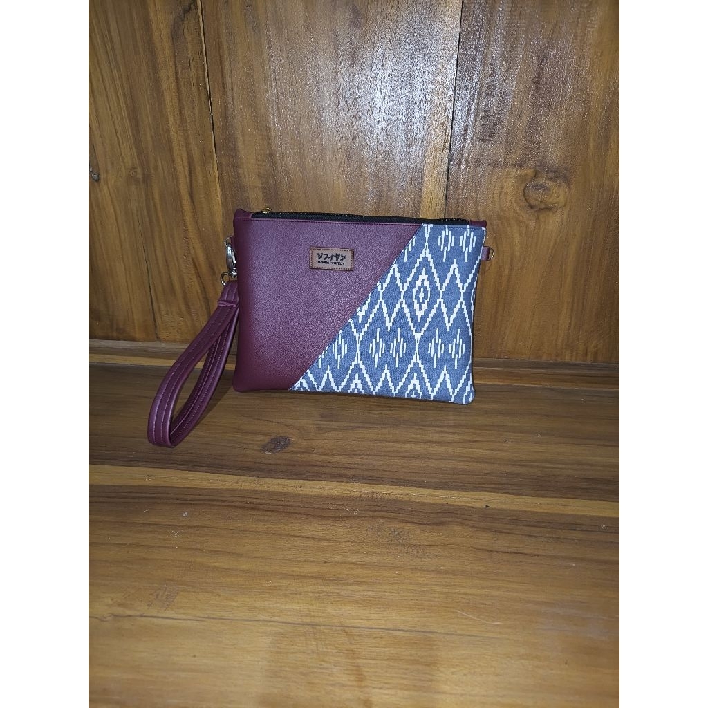 Clutch etnik batik wanita - pria tas tangan clutch bag SFY