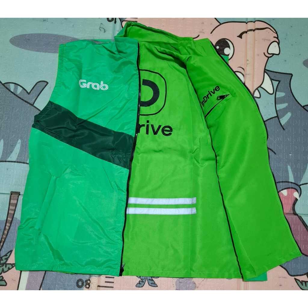 ROMPI INDRIVE BOLAK BALIK GRAB BORDIR WATERPROOF SAKU 6 REAL PICT MURAH