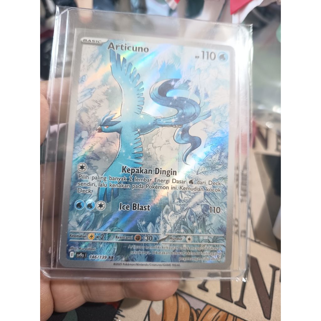 Articuno 146/139 AR - Pokemon TCG Indonesia tempat kartu