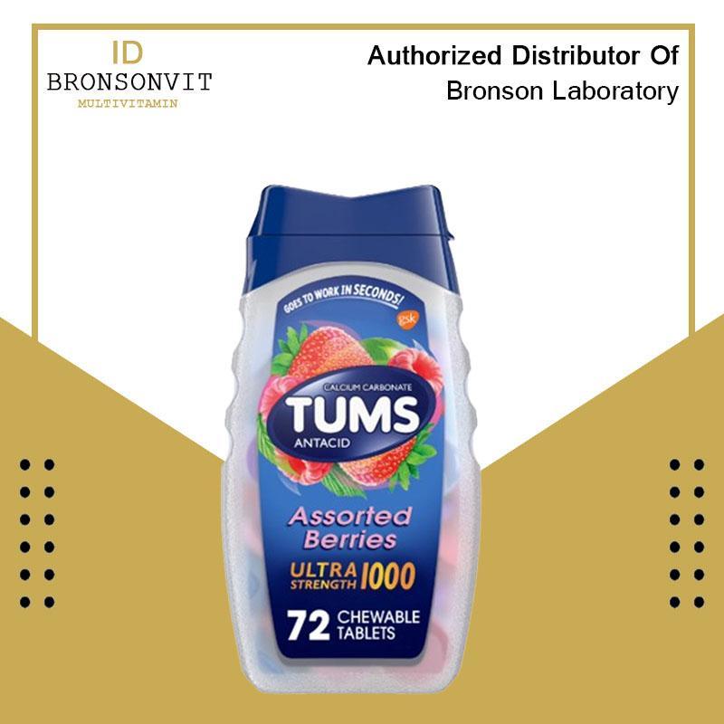 TUMS Ultra Strength Maag Asam Lambung Gerd Mual Heartburn Gas Relief - Berries 72