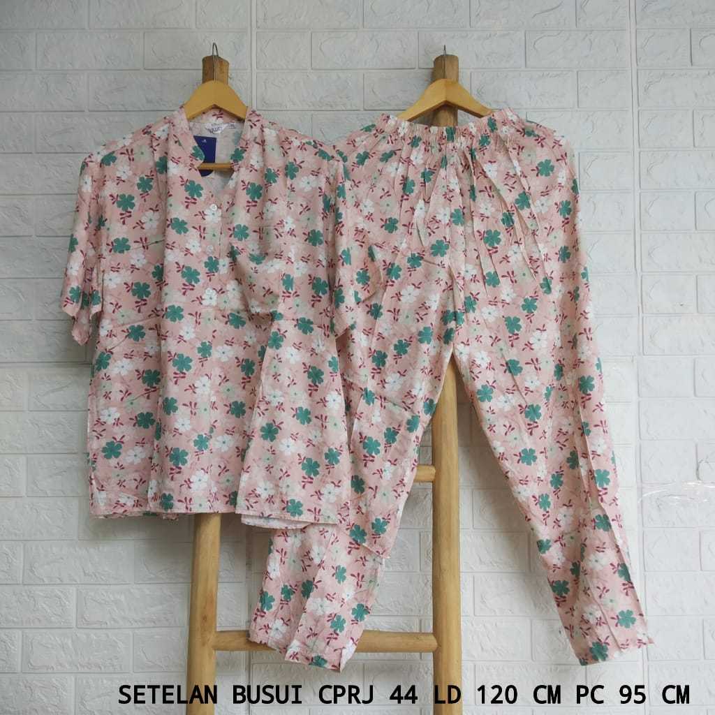 Baju Tidur Rayon AMRO Lengan Pendek Celana Panjang Jumbo (CPRJ)
