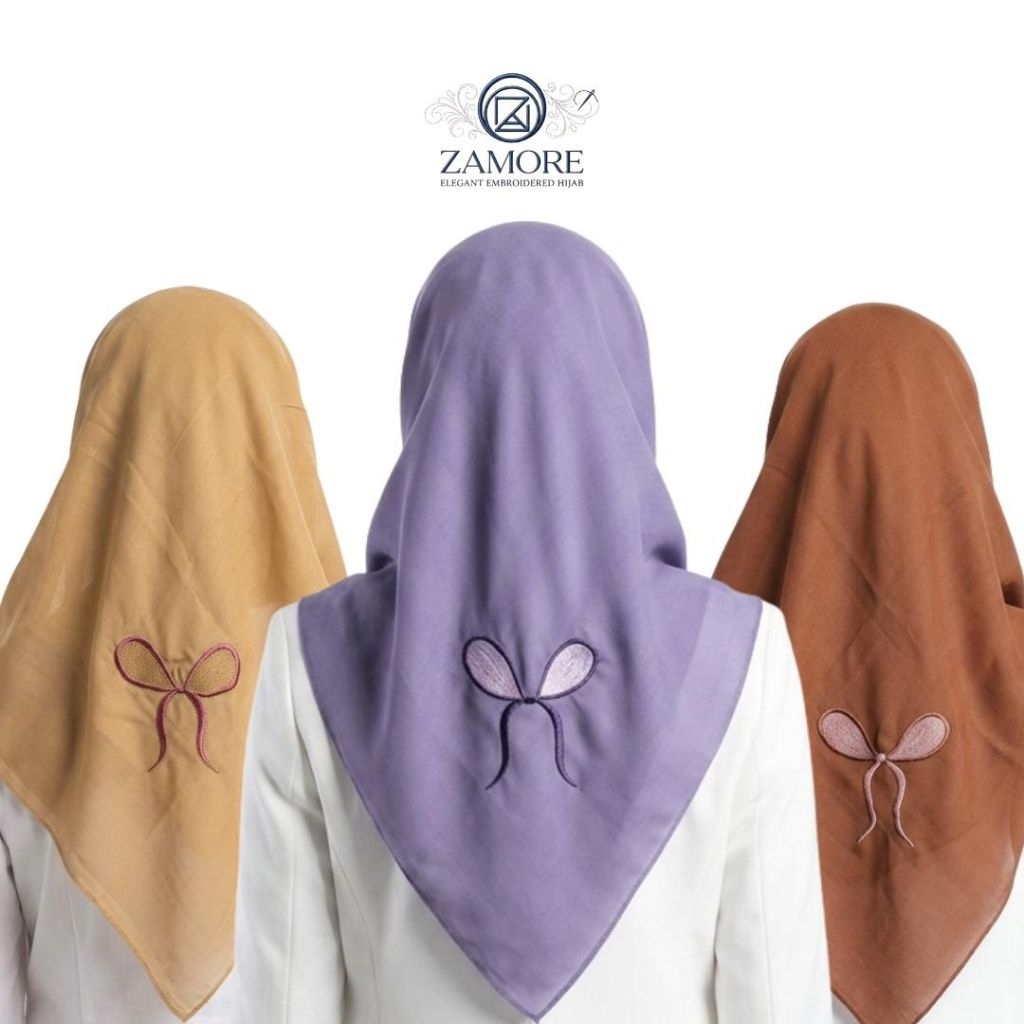 Hijab Paris Sulam Pita By Zamore