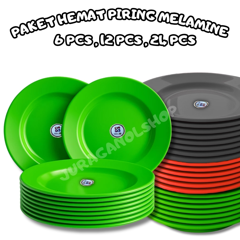 Piring plastik CRYSTAL MELAMIN
