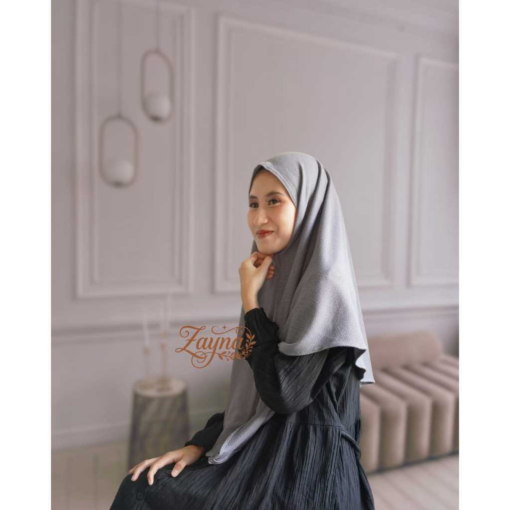 Hijab Bergo Knit Premium XL / Nonpad Knit Premium / Hijab Knit / Bergo Knit