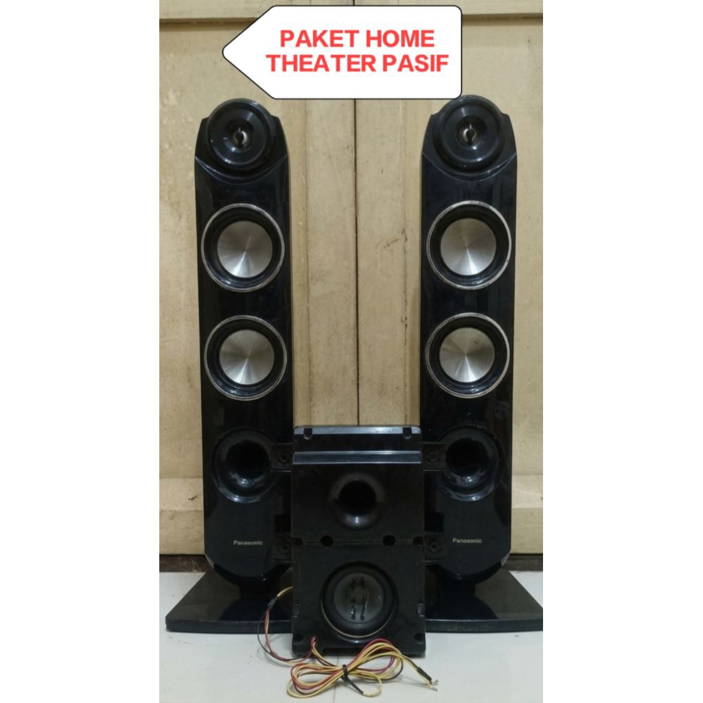 paket home theater spiker pasif tower polytron 2.1/modul ampli clas d 2.1/zktb 2.1