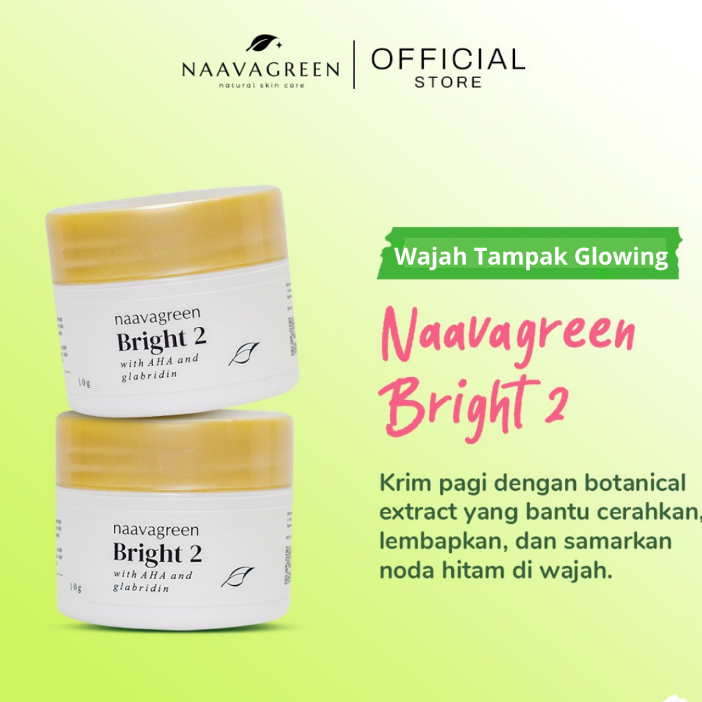 Naavagreen New Paket Bundling Bright 2 Cream - Mencerahkan
