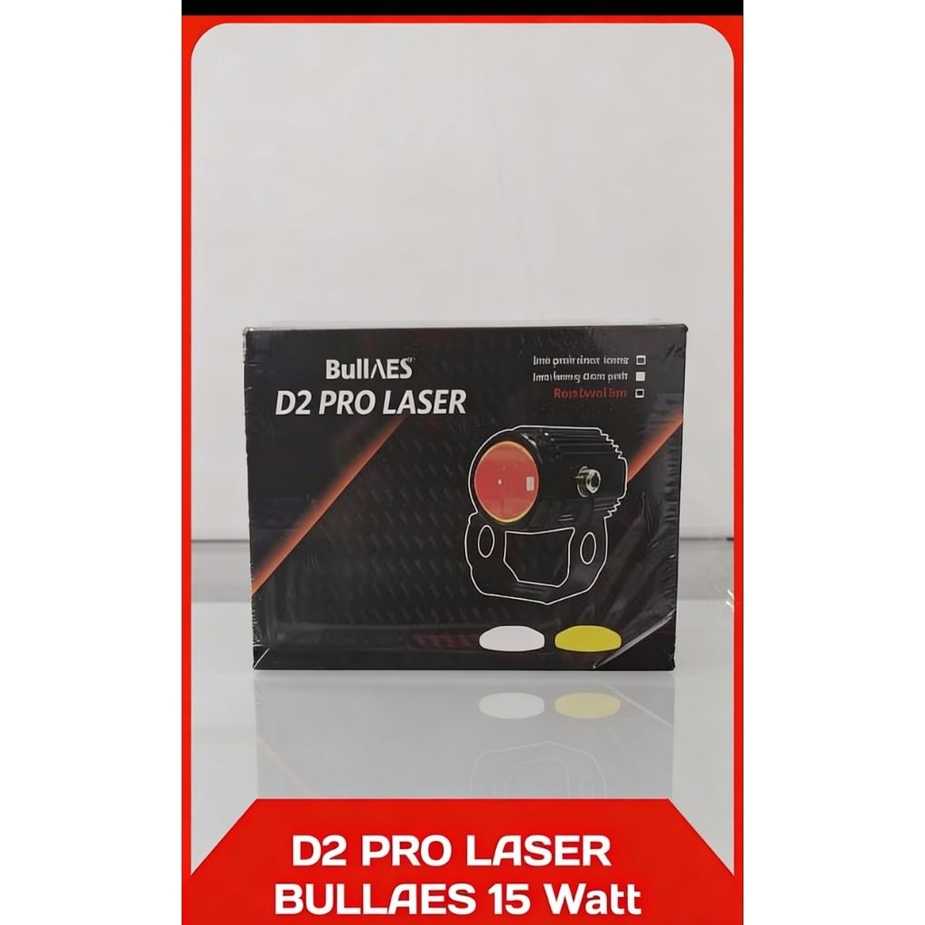 LAMPU TEMBAK  D2 PRO LASER BULLAES 15 W