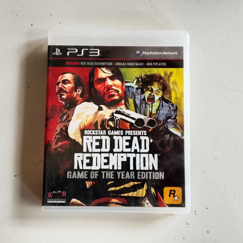 BD Kaset Game PS3 Red Dead Redemption Game Of The Year Edition GOTY Undead Nightmare