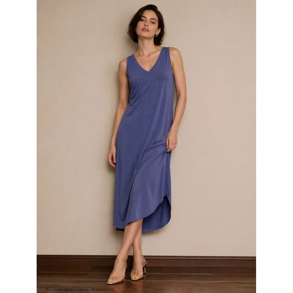 Amazon Essentials Womens Jersey Sleeveles Midi Dress (LD 90,120)