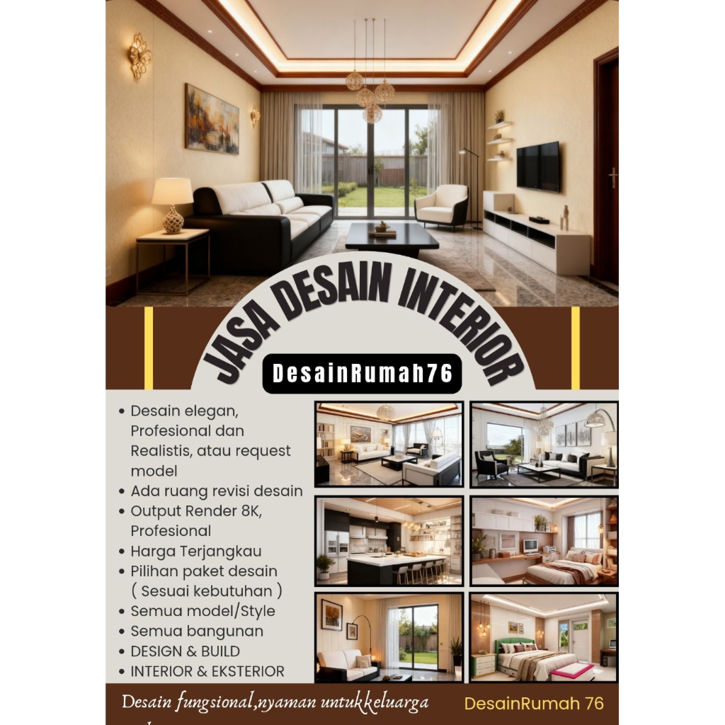 jasa desain interior, interior kamar, interior ruang tamu, interior ruang keluarga, interior dapur, 