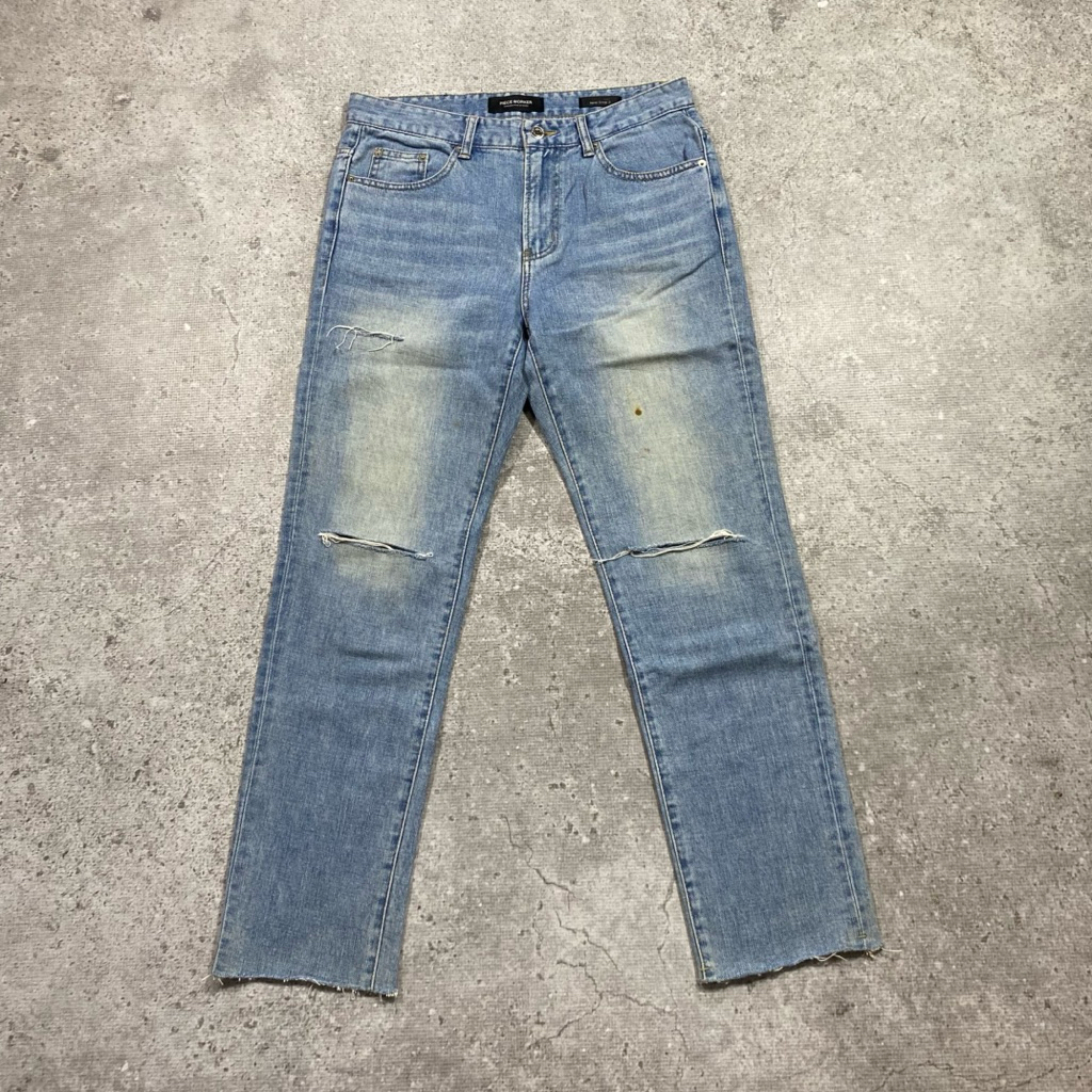 Ripped Jeans Slim Piece Worker (Second)
