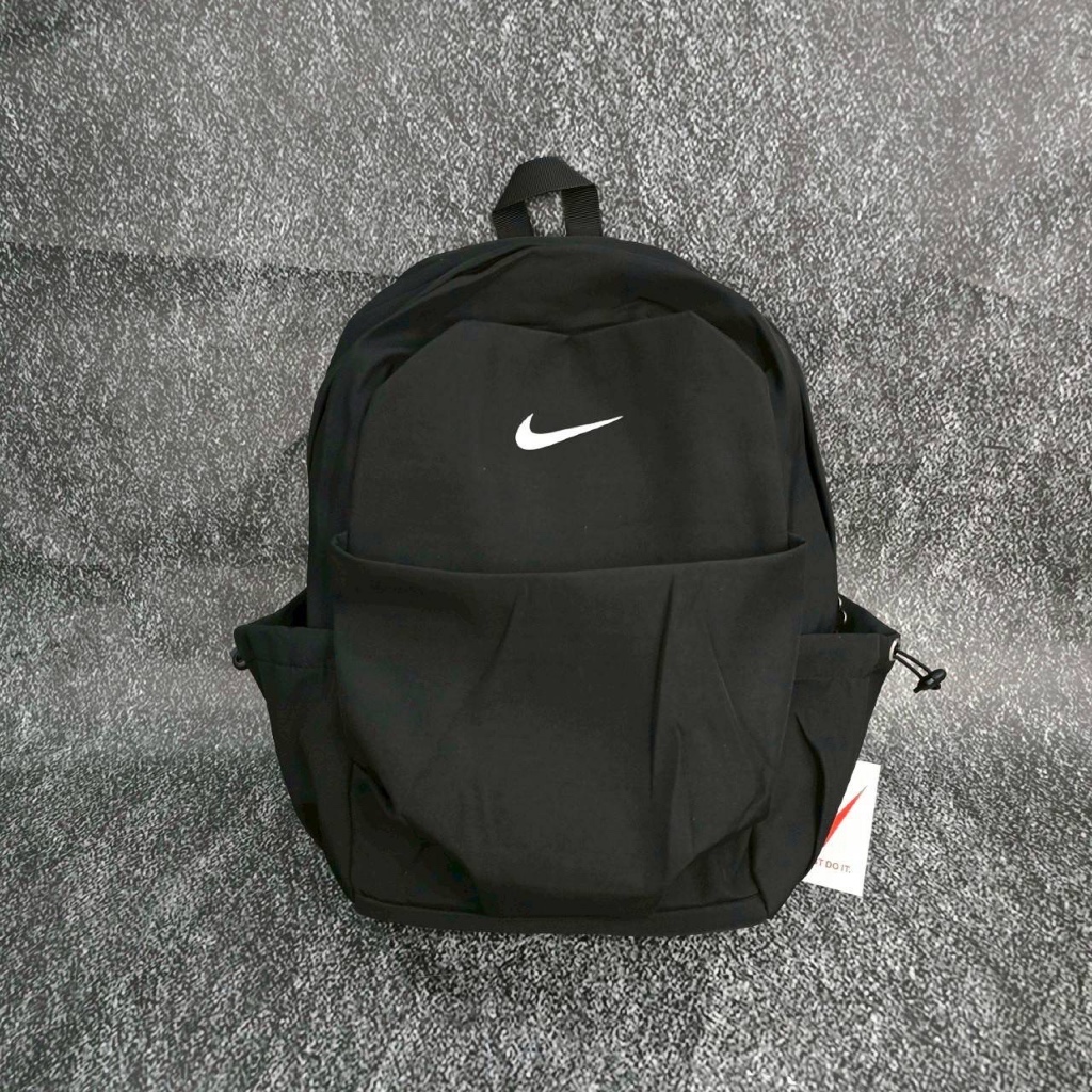 TAS RANSEL NIKE DERBY SIMPLE ORIGINAL BLACK BACKPACK / RANSEL PRIA WANITA / BEST SELLER BISA COD