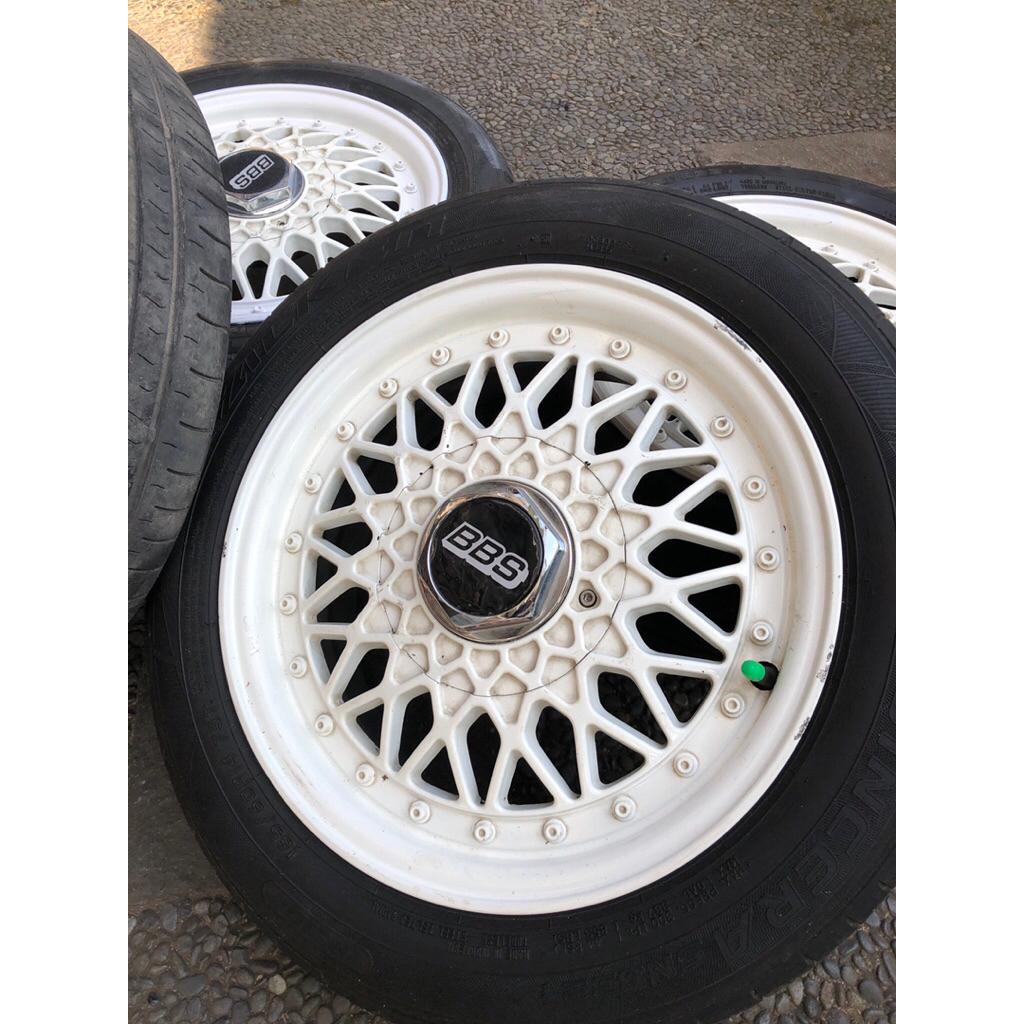 velg bbs ring 14 lubang 4x100/4x114 plus ban.