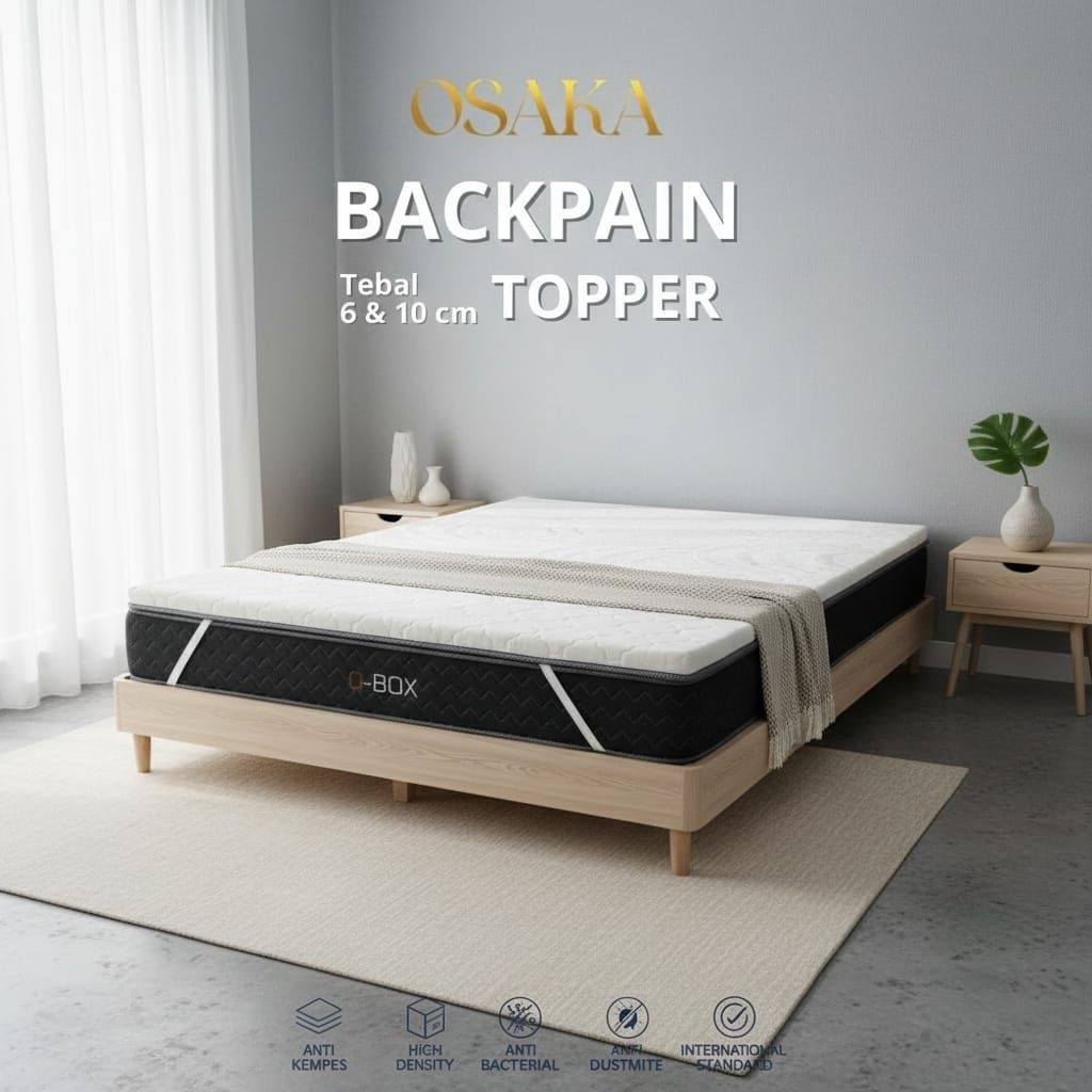 Osaka Back Pain Topper / Topper Rebonded R50 Kasur Kesehatan Tulang Belakang