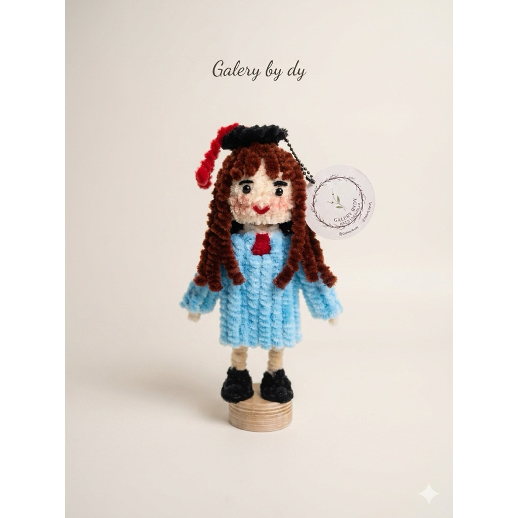 boneka wisuda hadiah wisuda buket wisuda bulu kawat boneka cewek cowok