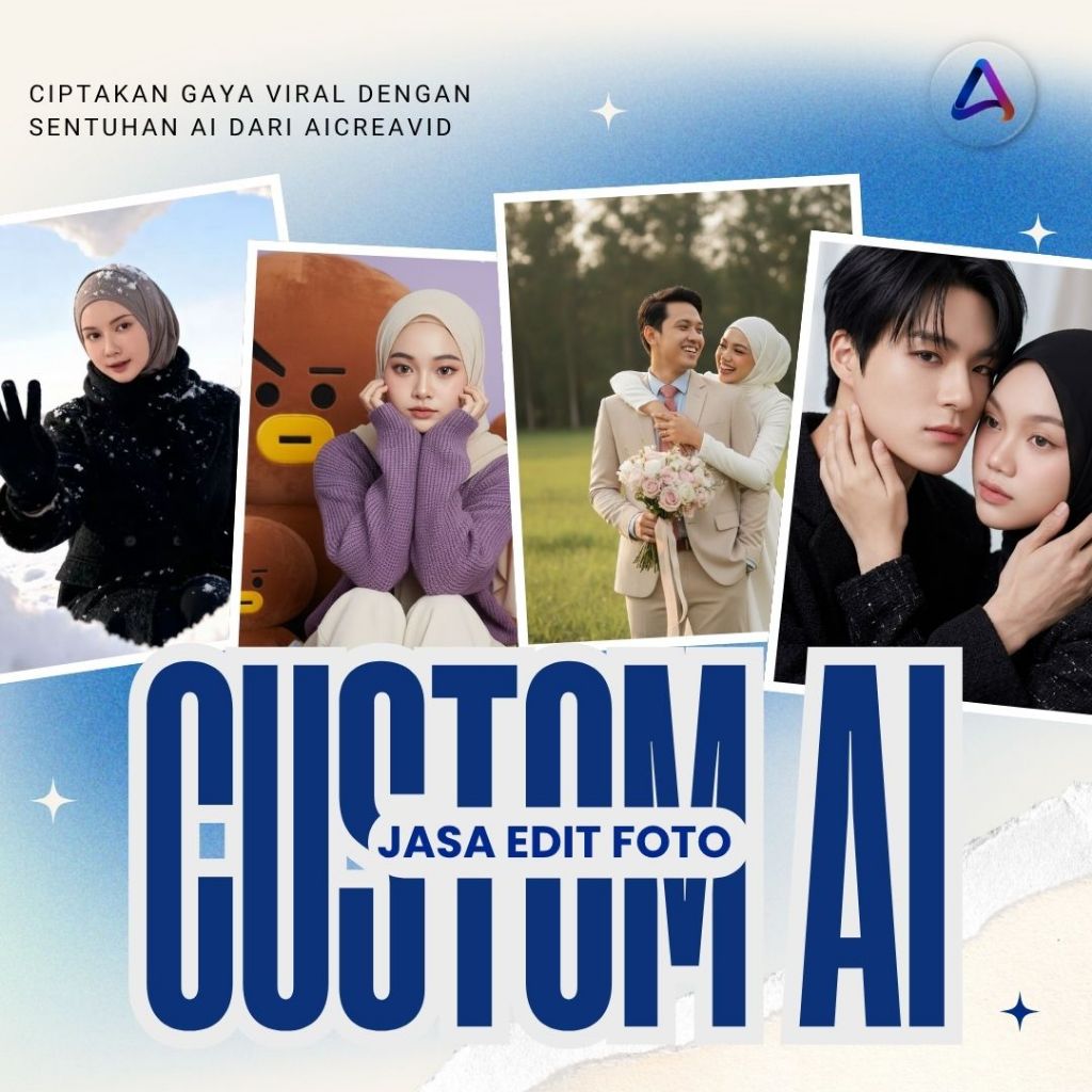 Edit Foto Custom AI | Jasa Foto | Custom Profesional AI Creavid