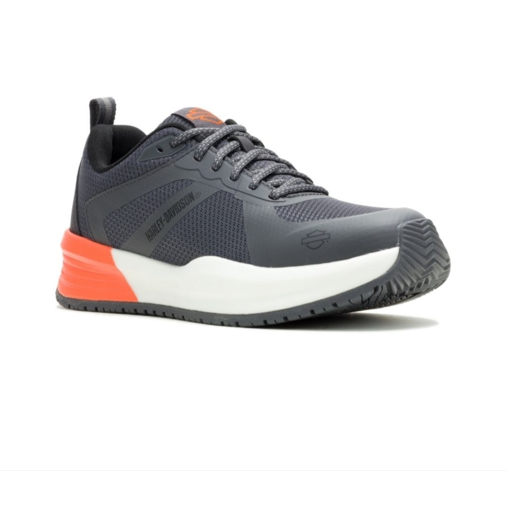 SEPATU HARLEY-DAVIDSON MEN'S RALLY SNEAKERS GREY SHOES SNEAKERS PRIA ORIGINAL HD GENUINE