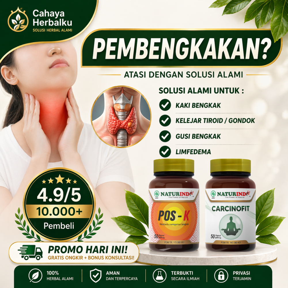 Obat Gondok Tiroid Hipertiroid Kelenjar Getah Bening Ampuh