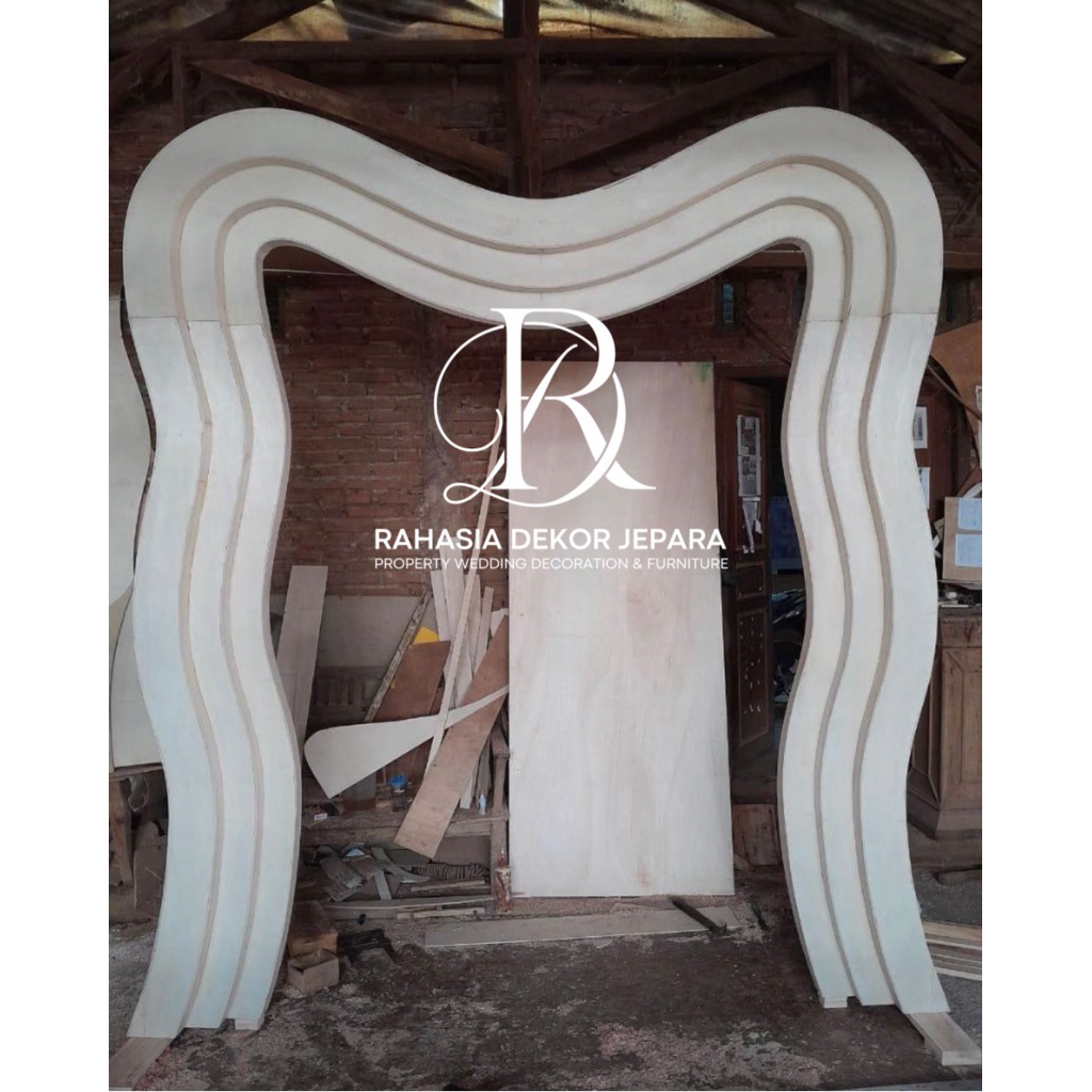 BACKDROP PELAMINAN, LORONG MASUK, GAPURA PELAMINAN, PINTU MASUK PELAMINAN