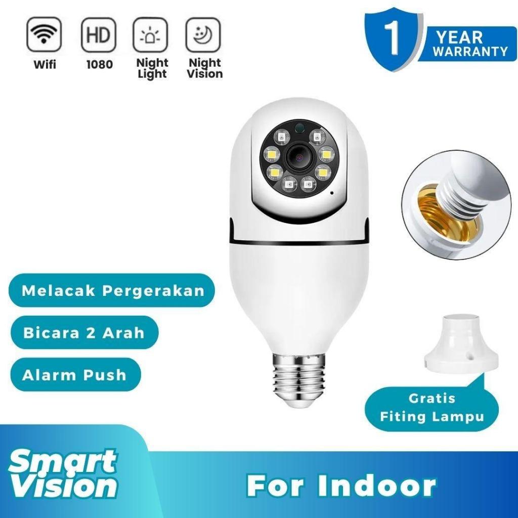 Cctv V360 Pro bohlam jernih 4K