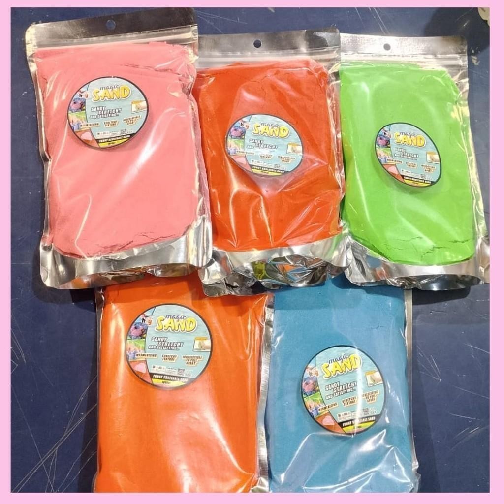 REFIL PASIR KINETIK 1KG MAINAN PASIR 1KG REFFIL PASIR AJAIB 1KG
