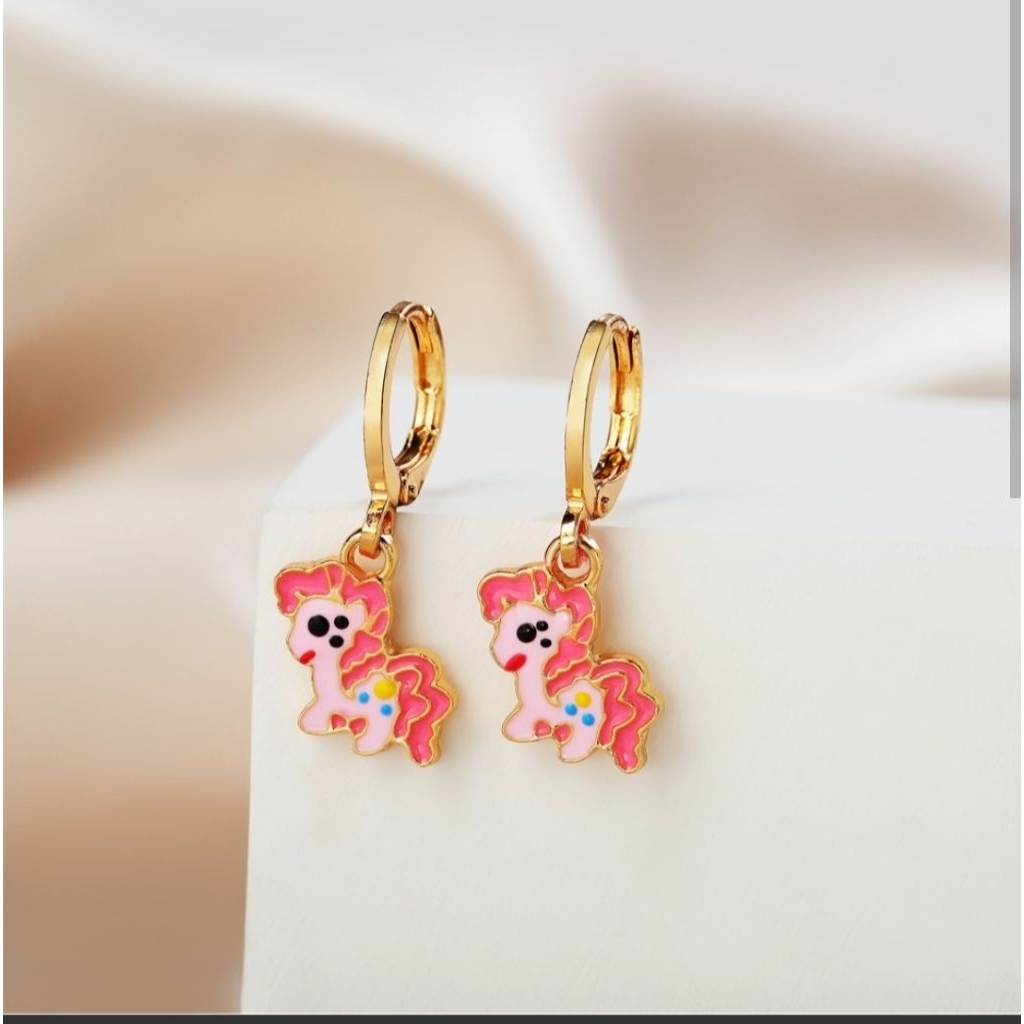 Anting Anak Perempuan Hyl Jewelry 227E Titanium Tidak Mudah Luntur