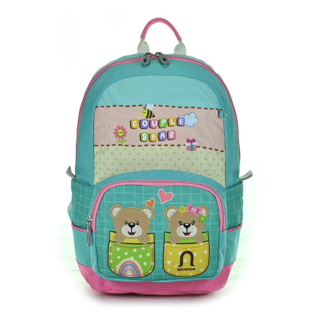 Neosack Tas Ransel Anak  – tas sekolah backpack anak COUPLE BEAR NA95113
