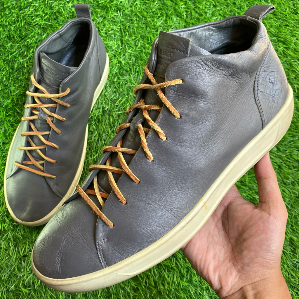 ECCO SOFT 8 Mid Dri-Tan Leather sneakers size 44