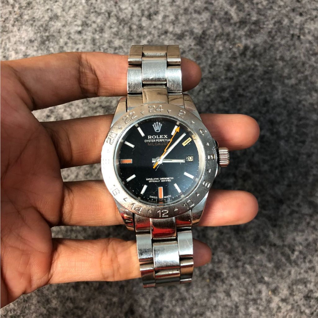 Jam tangan rolex second cowo premium automatic