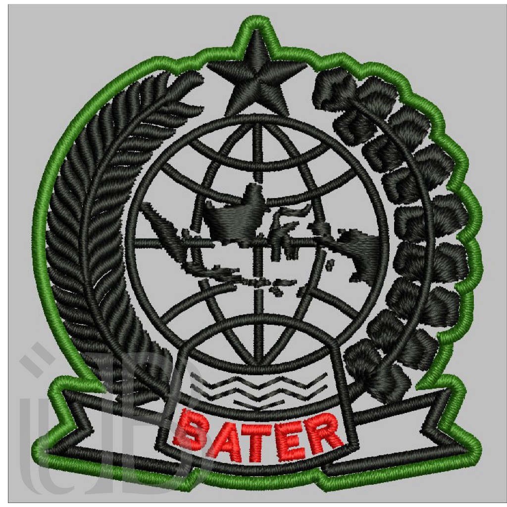 80 BREVET WING BATER PDL TNI AD PERKERAS MIKA BORDIR EMBROIDERY GIB