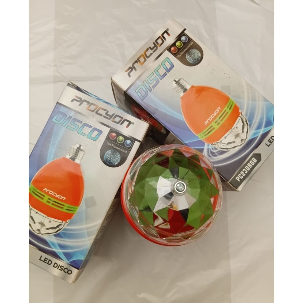 LAMPU LED DISCO PROCYON // LAMPU DEKORASI DISCO