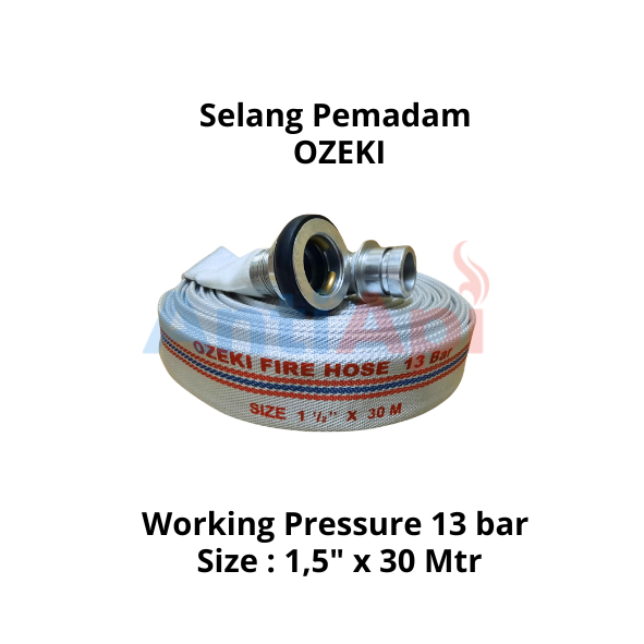 Selang pemadam OZEKI || fire hose OZEKI 13 Bar
