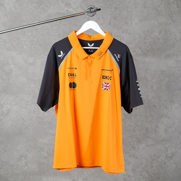Polo F1 NORRIS BLACK ORANGE POLO 100% ORIGINAL