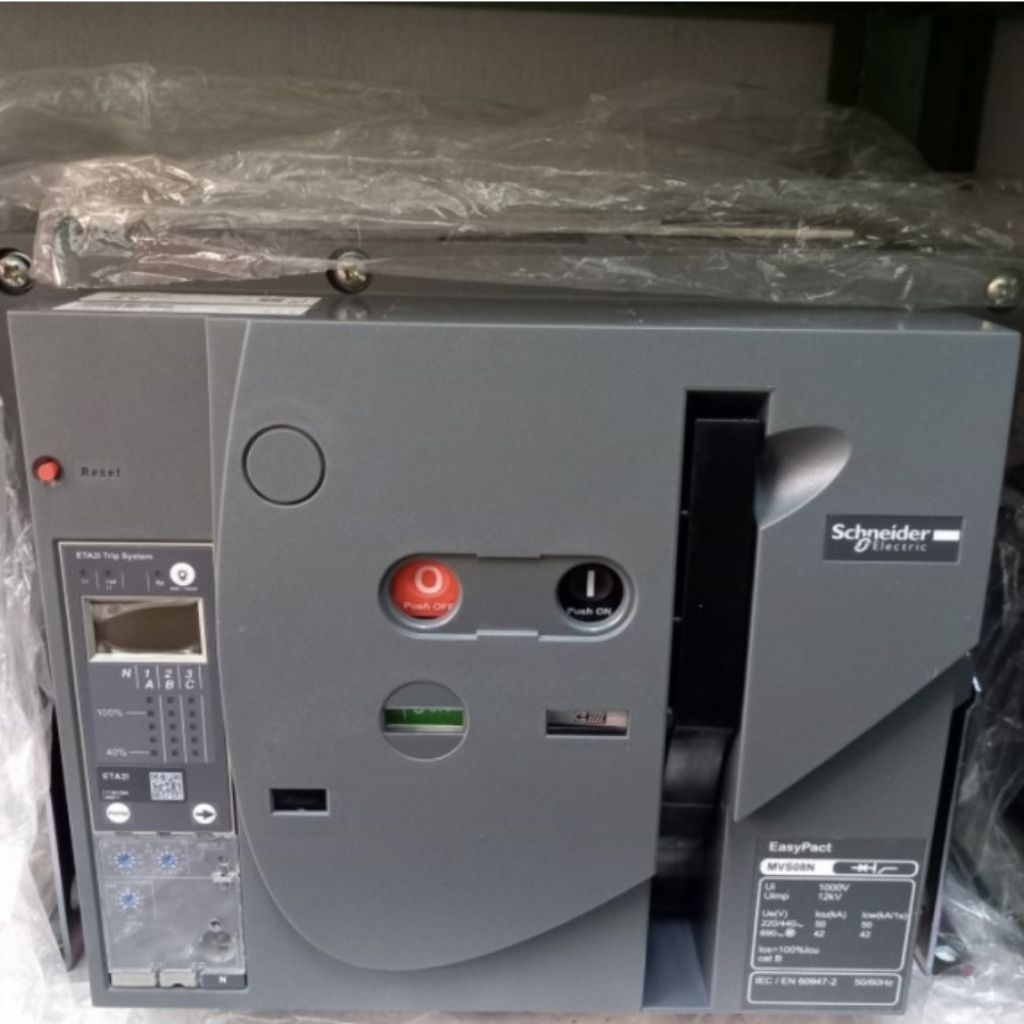 ACB MVS 1000A 3P 50KA MANUAL MICROLOGIC 2.0 SCHNEIDER