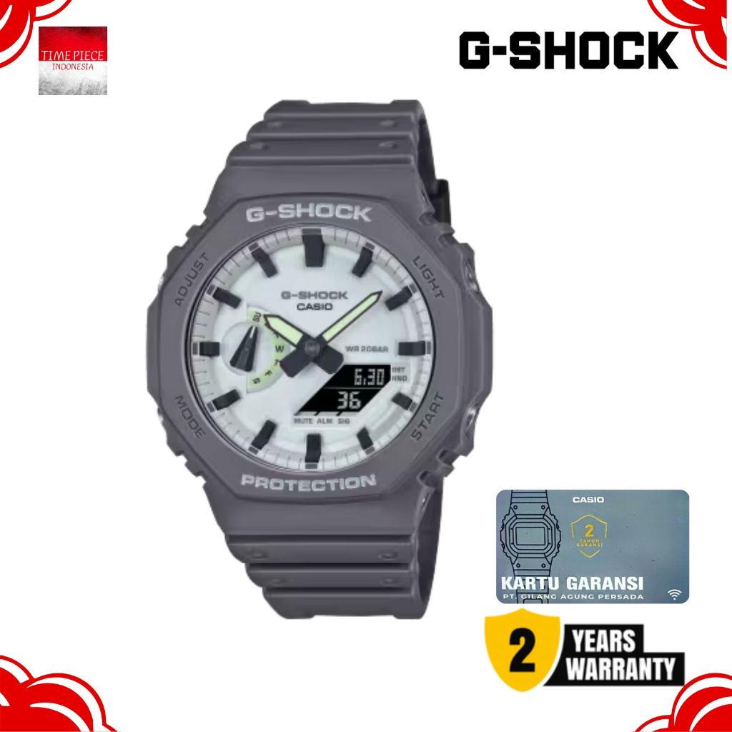 CASIO G-SHOCK GA-2100HD-8ADR / GSHOCK GA2100HD-8A ORIGINAL & GARANSI HIDDEN GLOW SERIES
