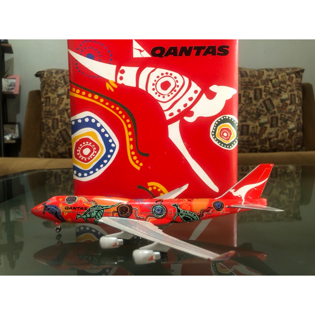 Qantas Boeing 747-400 Wunala Dreaming